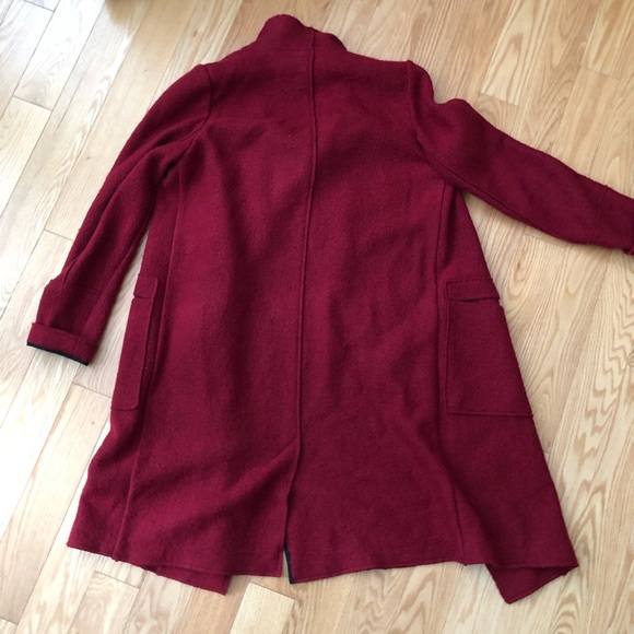 Like New, ZARA Trafaluc Ladies Red Coat, Women’s size M - Picture 7 of 10